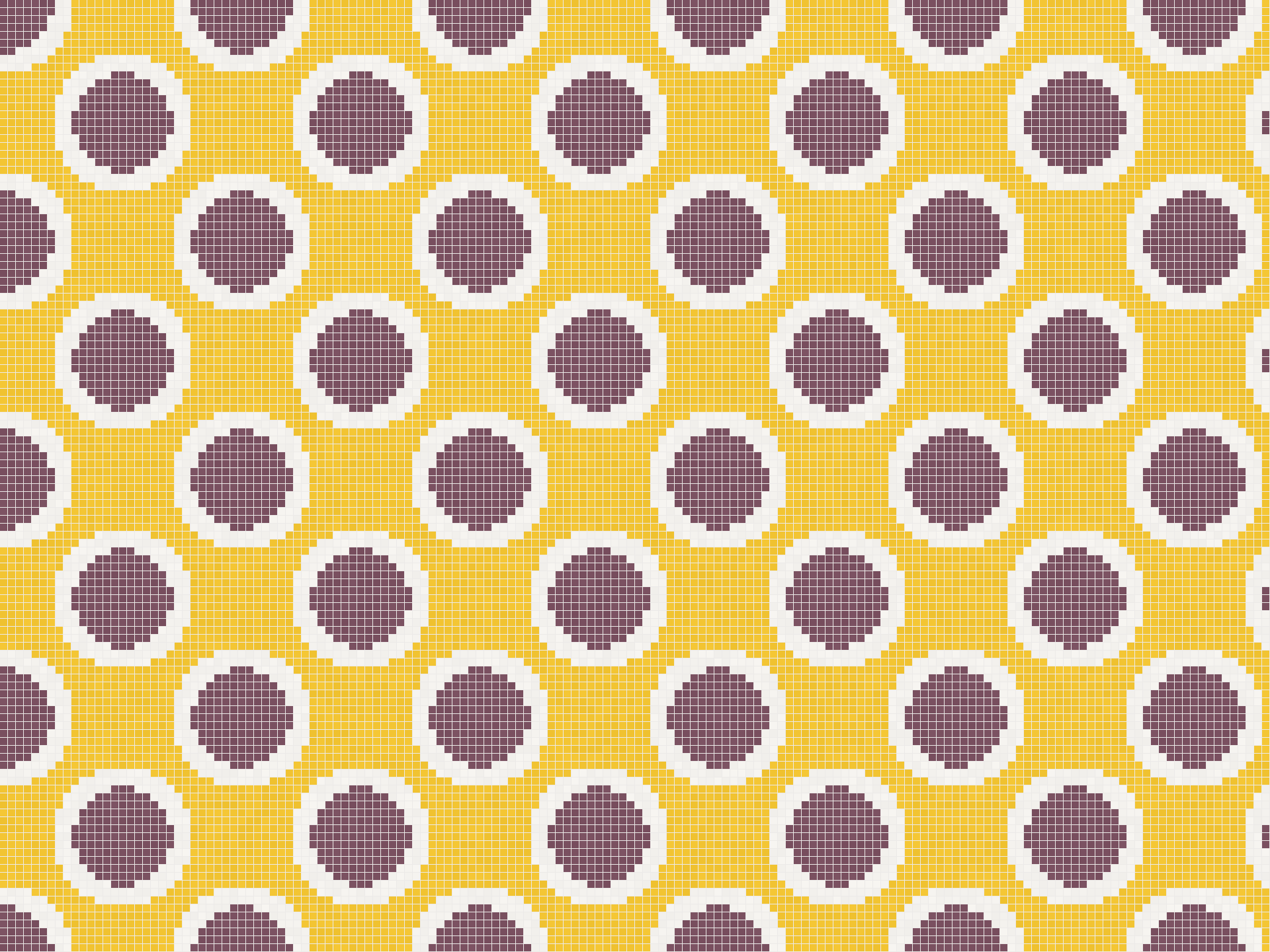 Geometrisches Mosaikdesign Coins