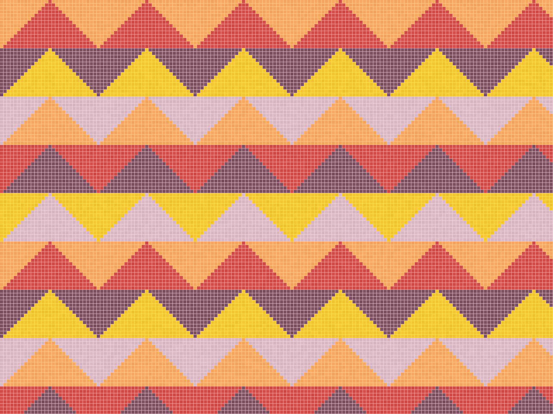 Geometrisches Mosaikdesign Kilim