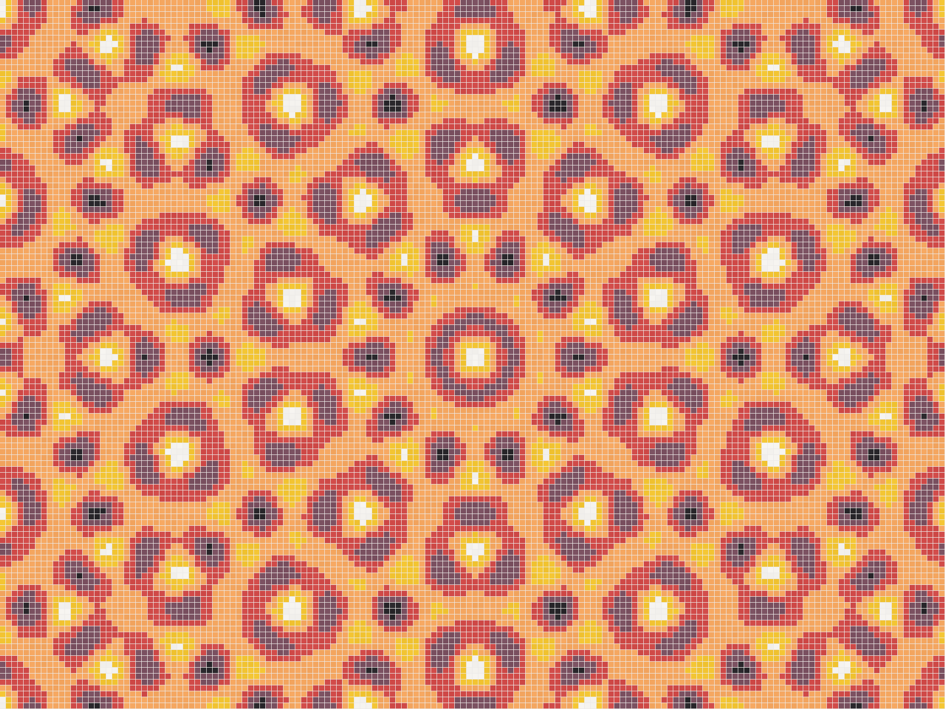 Geometrisches Mosaikdesign Quasicrystal
