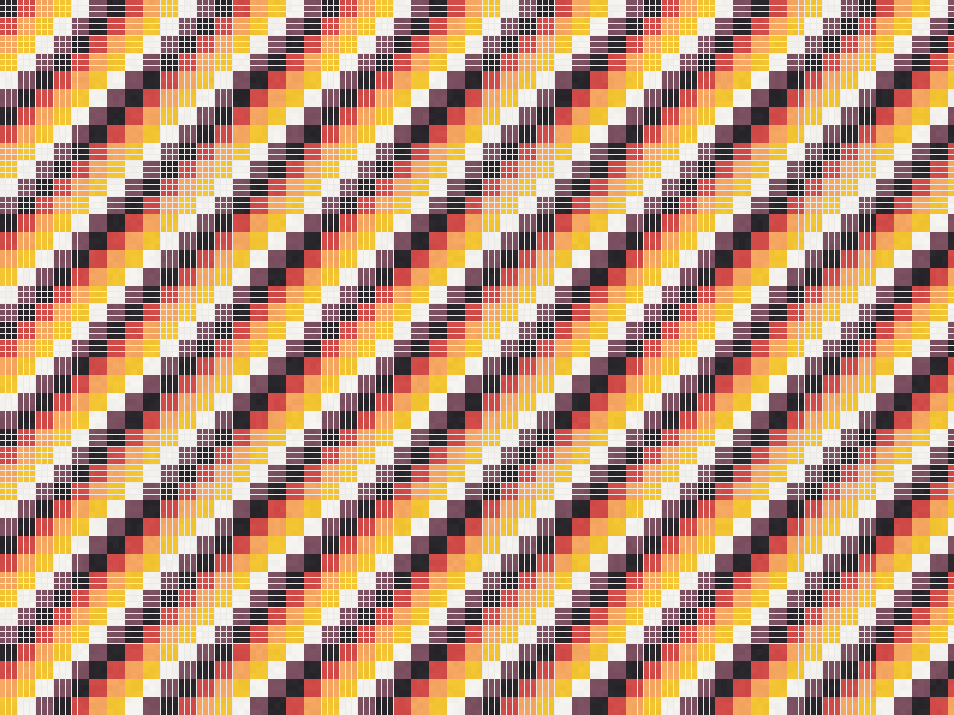 Geometrisches Mosaikdesign Steps
