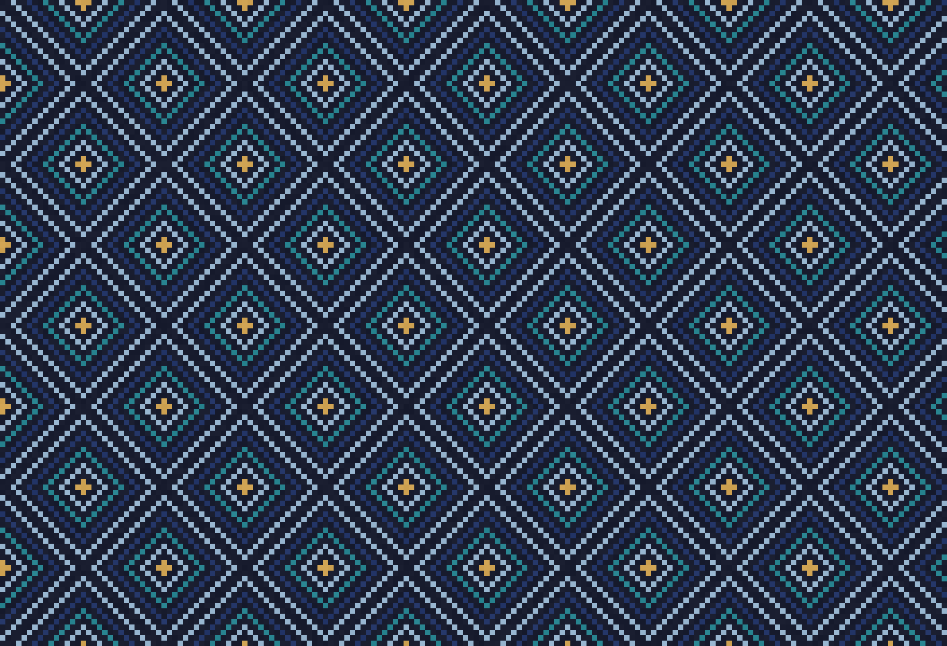 Orientalisches Mosaikdesign Lozenge