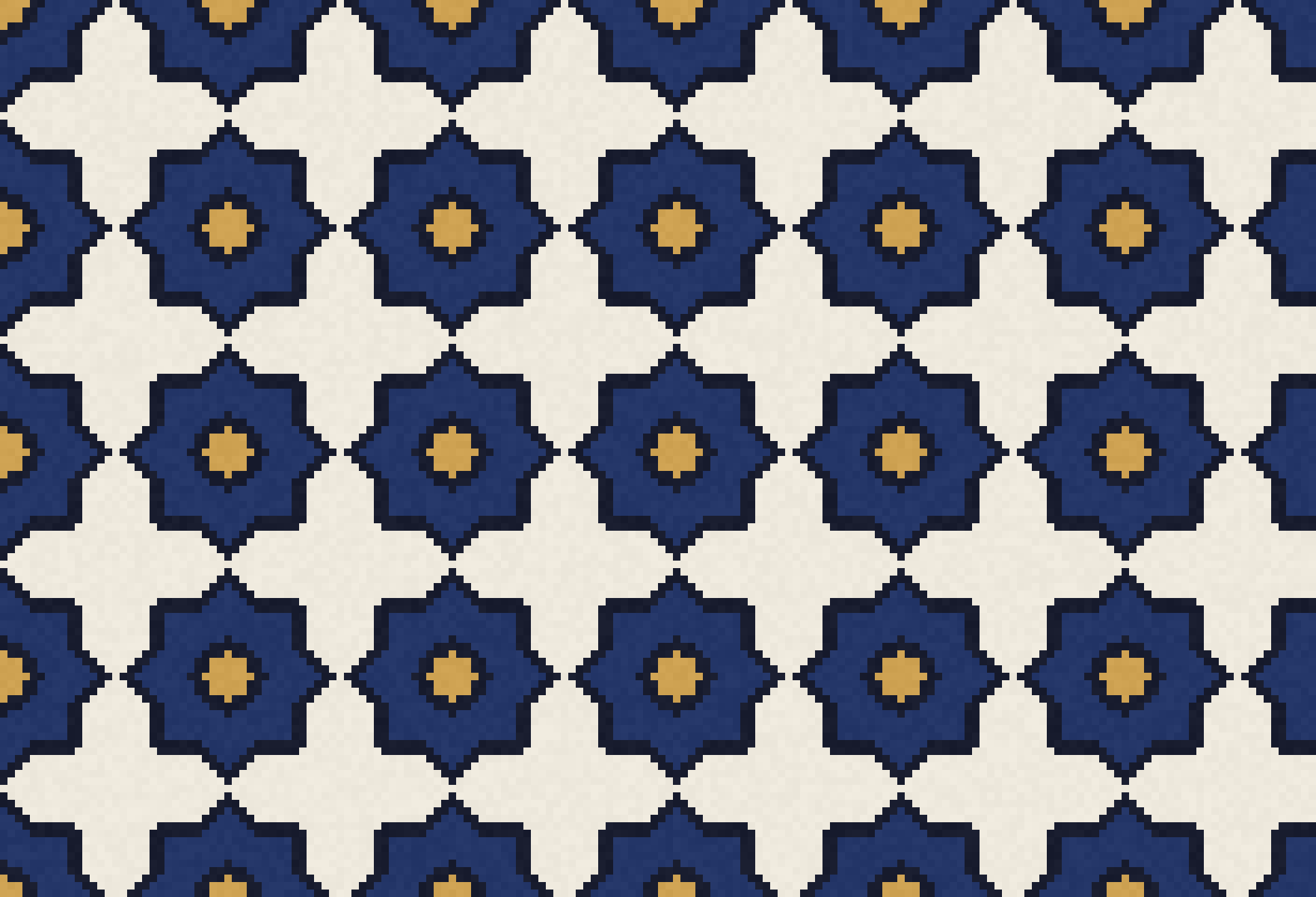 Orientalisches Mosaikdesign Star